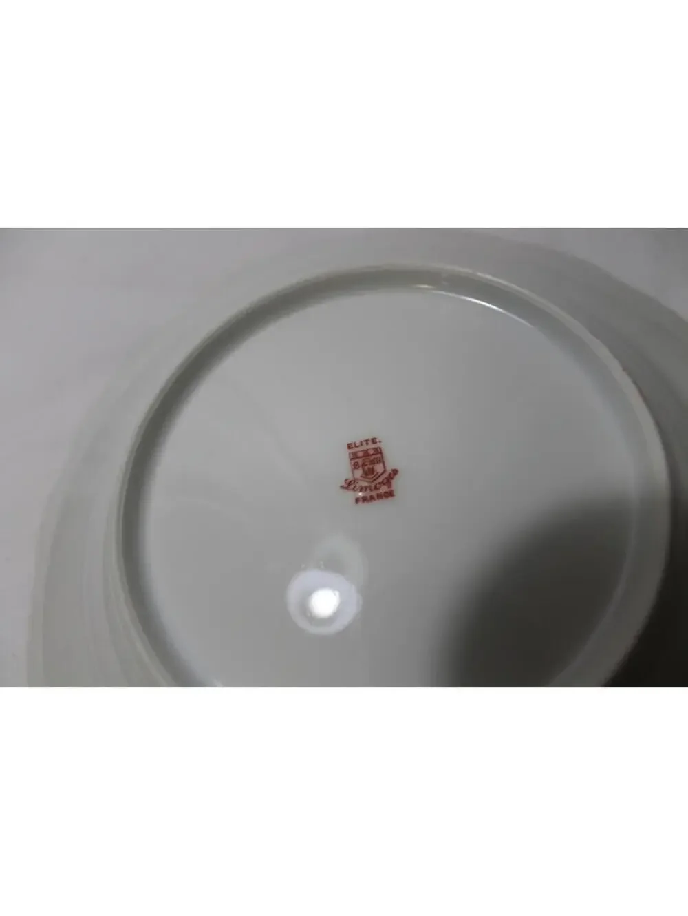 Vintage Limoges Elite 9 Inch Shallow Soup or Serving Bowl, France